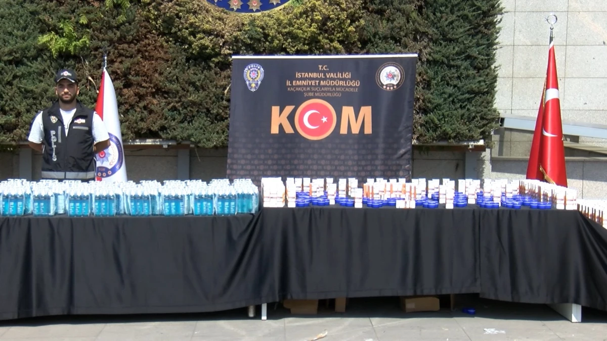 İstanbul’da 40 Milyon Lira Değerinde Sahte Kozmetik Ürünleri Ele Geçirildi